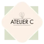 Icone du logo de l'entreprise Atelier C, créateur de bougies artisanales