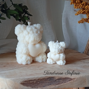 Bougies oursons artisanale