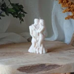 Bougie sculpture artisanale